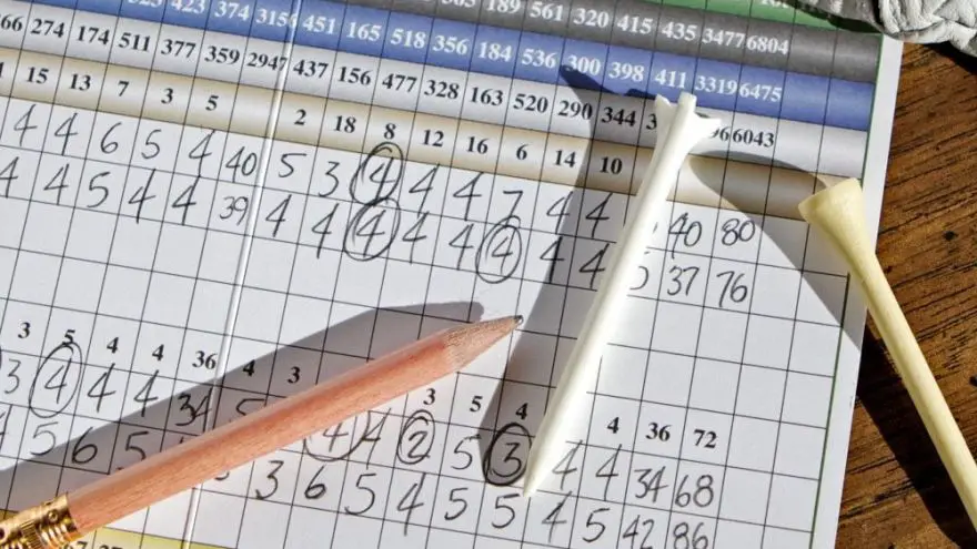 an in-depth review of understanding how golf scores work. 